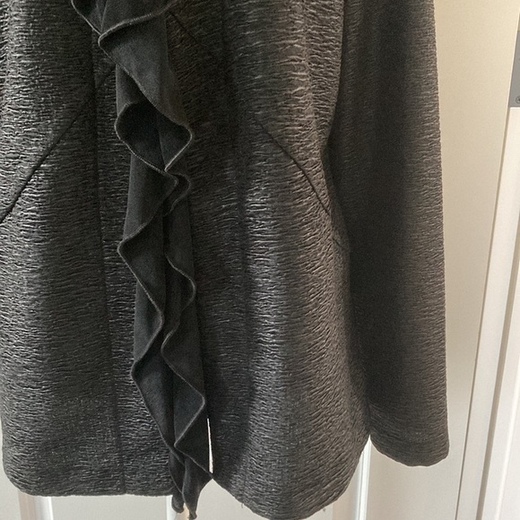 Chico’s large 12 blazer black - Picture 4 of 12